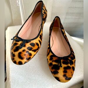 J. Crew Kiki Ballet Leopard Print Flats